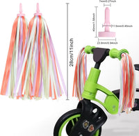 Bike Streamers Bike Tassels for Kids 1 Pair - Peach - image 3