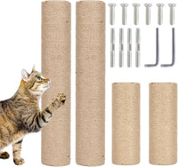 PowerKing Natural Sisal Replacement Scratching Post - 15.7''+15.7''+7.87''+7.87'' (2.67''Thick) / Beige