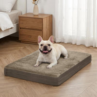 Waterproof Dog Crate Bed Pad - Brown / 23"W x 17"L x 3"H