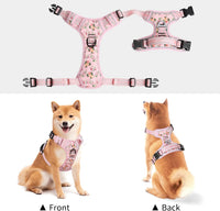 Timos Dog Harness, No Pull Large Sized with 3 Buckles - Large / Normal-Pink - image 4
