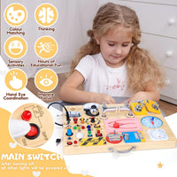 Busy Board with LED Light Switches - Extra Large Busy Board - image 3