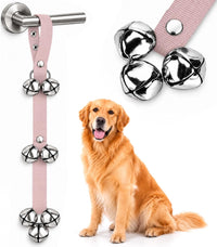 BLUETREE Dog Doorbells Premium Quality Training Potty Great Dog Bells - 03-Light Pink
