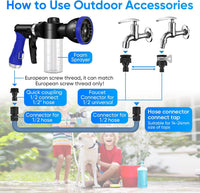 Dog Shower Attachment Water Hose Nozzle Sprayer Set – Essentials for Dogs - Dog Shower Attachment - image 4