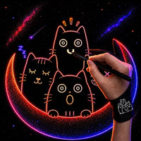 Artist Drawing Glove: 3-Layer Palm Rejection for iPad & Drawing - Midnight Mood(2 Pack) / Medium - image 2