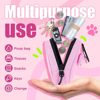 Dog Poop Bag Holder for Various Leashes - Pink - image 4