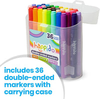 International Arrivals Happido Double-Sided Markers for Kids - 36 Count - Double Ended - image 2