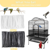RAINFLOW 2 Pack Bird Cage Seed Catcher - image 2