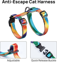 Adjustable Cat Harness and Leash Set Escape Proof – Essentials for Cats - Yellowstone Park, Adjustable - image 4