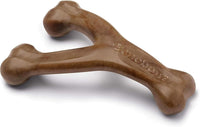 Benebone Wishbone Dog Chew Toy for Aggressive Chewers - REAL Bacon / Small