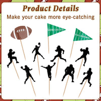 12 black glitter Halloween bat cupcake toppers in 4 patterns on cupcakes - view 20
