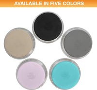 Neater Pet Brands Stainless Steel Dog Bowls with Non-Slip Rubber - 2 Cup (Set of 2) / Teal - image 3