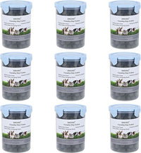 Timothy Hay Cubes 90 oz (9 * 10 oz) with Small Size - Timothy Grass Pellets for Tortoises Rabbits Guinea Pig Chinchilla