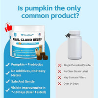 Cat Constipation Relief - Chewable Tablets - with Pumpkin, Psyllium Husk, Prebiotics & Probiotics - Supports Gut Hydration, Bowel Regularity & Immune Health - 120 Tablets