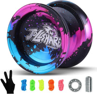 LESHARE X2 Dual-Mode Yoyo for Advanced Players & Teens Beginners – Fun for Kids & Family - Red black blue