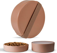 Barkin’ Trails Travel Dog Bowls, Portable Outdoor Water - Mocha
