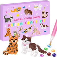 Labeol Diamond Art Kits for kids 5D Diamond Creat Your Own GEM - Cat