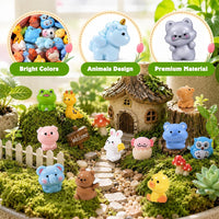 DIYDEC 60PCS Luminous Mini Resin Animals 60 Styles Miniatures Glow - 68pcs Mini Resin Toy - image 2