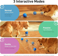 Cheerble Smart Interactive Dog Toy, Wicked Ball AIR, Automatic Moving, Bouncing, and Rotating, E-TPU Material, IPX7 Waterproof Rating, Active Rolling Ball for Medium and Large Dogs