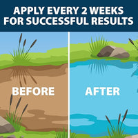 Airmax PondClear Packets, Beneficial Bacteria & Enzyme Clarifier Treatment with Ecoboost PRx, Clear & Clean Pond & Lake Water, Safe for Fish, 24 Count