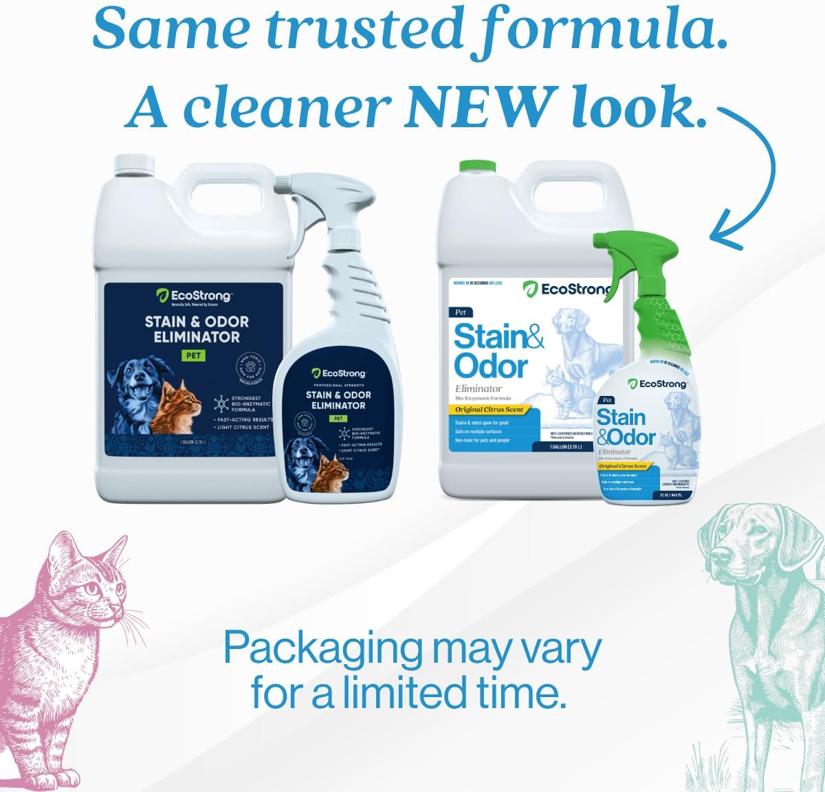 Eco Strong Pet Stain and Odor Remover - Citrus / 160 Fl Oz (Pack of 1) - image 2