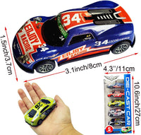 Himeeu pull back race cars set of 5, colorful 3 inch die cast metal toy cars - view 3