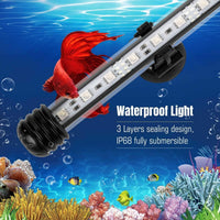 7.5" Color Changing LED Fish Tank Aquarium Submersible Light - image 3