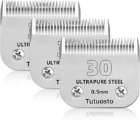 3 Pack 10 Clipper Blade Compatible with Andis - 30# 3PACK