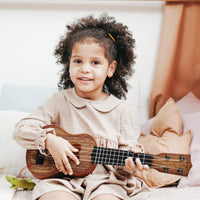 YEZI Toy Classical Ukulele Guitar Musical Instrument for Boys Girls – Fun for Kids & Family - Chestnut - image 2