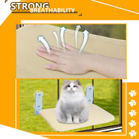 Cat Window Perch Seat Hammock - cream - image 3