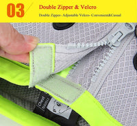 SGODA Dog Cooling Vest Harness Cooler Jacket Grey Green Large – Essentials for Dogs - Small Chest 17.5-20" / grey with green - image 3