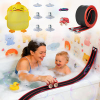 Flex Tracks 15 Ft for Kids Starter Set - 6.5ft Black & Red