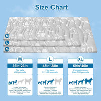 BEAUTYZOO Cooling Mat for Large Dogs, Self-Cooling - Grey / 48.0"L x 28.0"W x 1.0"Th(L) - image 4