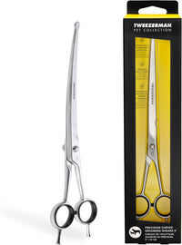 Tweezerman Pet Grooming Scissors-Rounded Tip Trimming Scissor - 9" Shears
