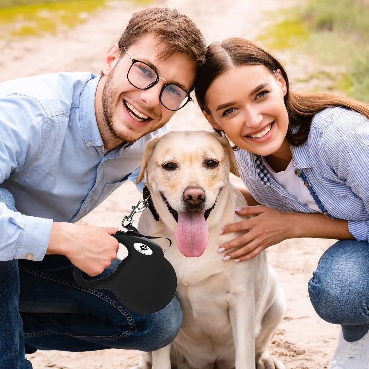 Retractable Dog Leash, Small Dog - Large / black - image 3