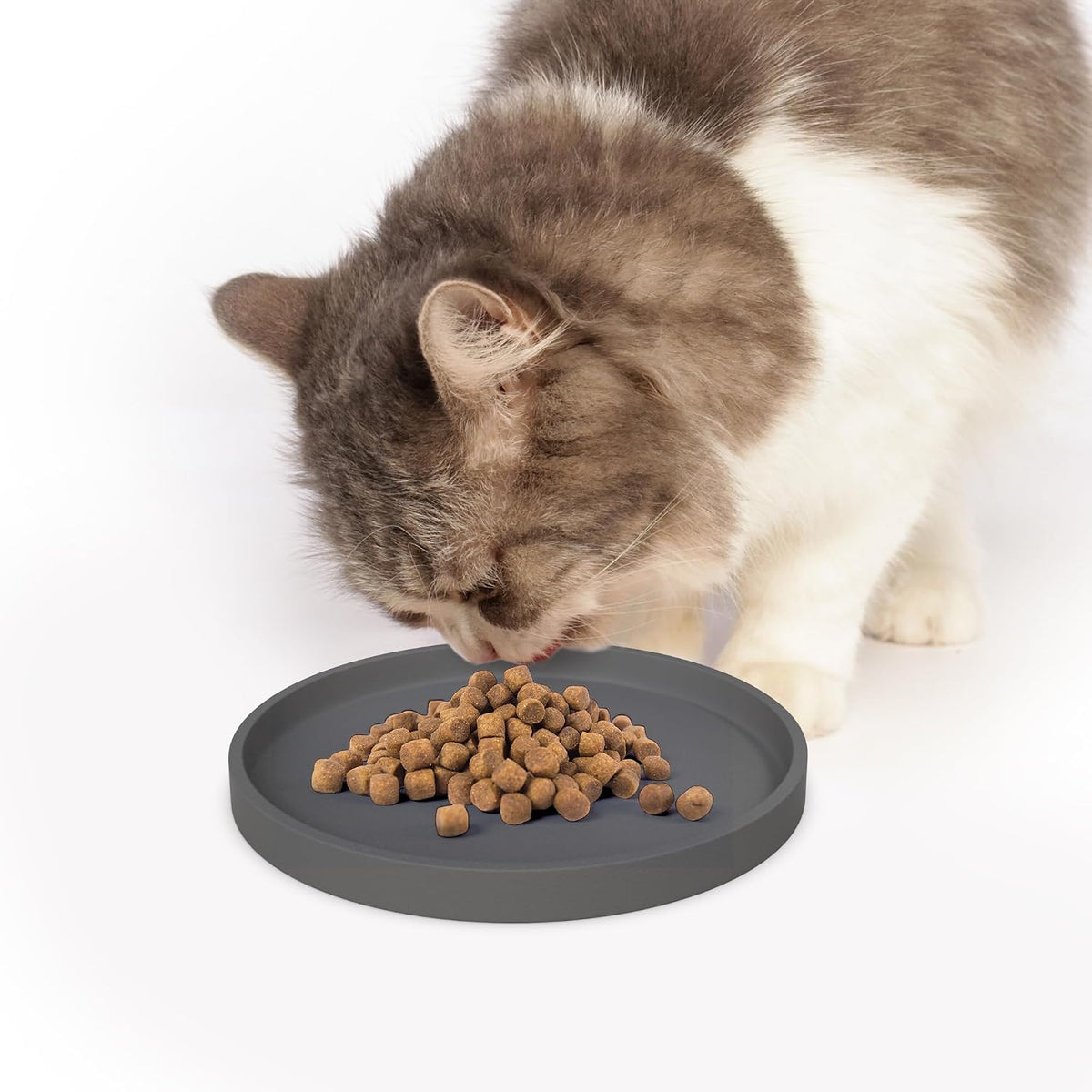 Arespark Pet Silicone Food Mat - Grey / 2 PACK - image 4