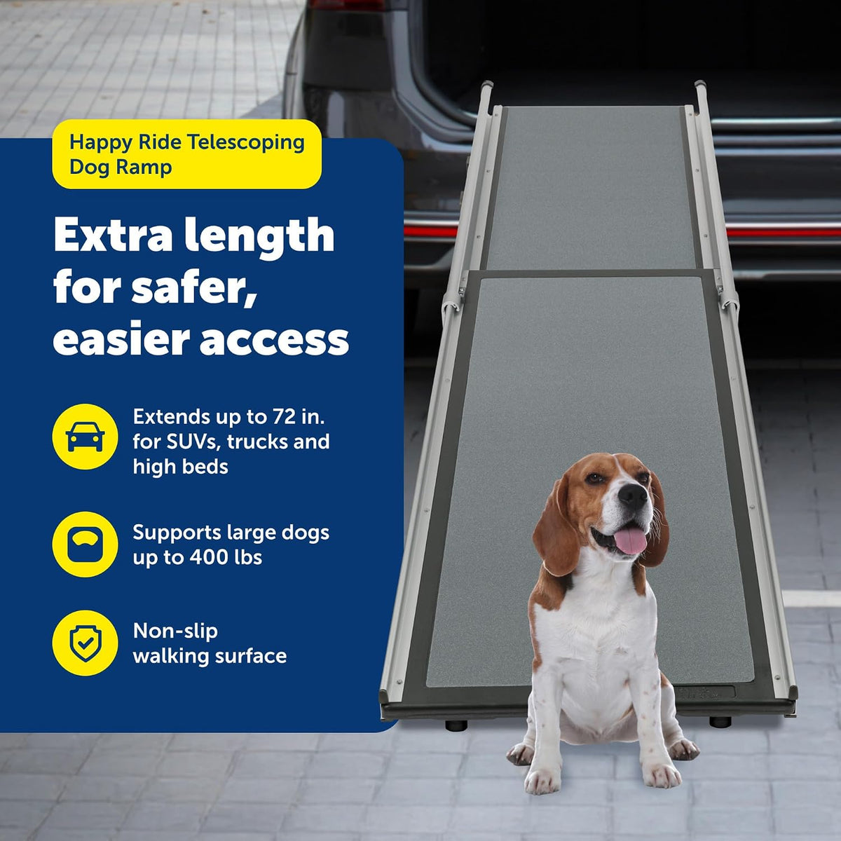 PetSafe Happy Ride Extra Long Telescoping Dog Ramp - Standard - image 3