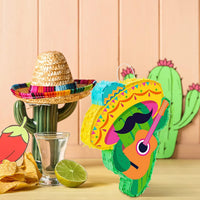 Lewtemi 17.3 inch red chili pepper pinata set with blindfold, pinata stick and confetti - view 15