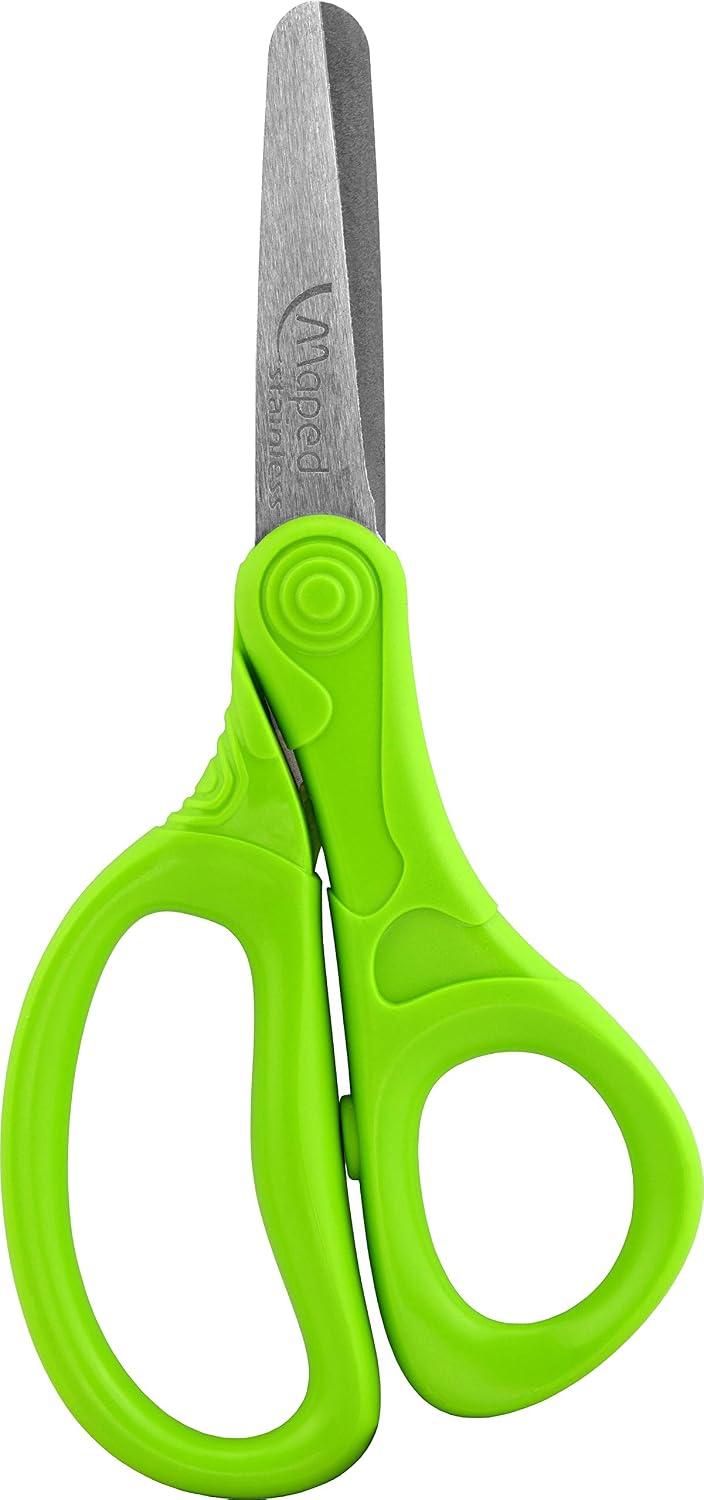 Maped 5 inch blunt tip kids scissors with stainless steel blades - view 3