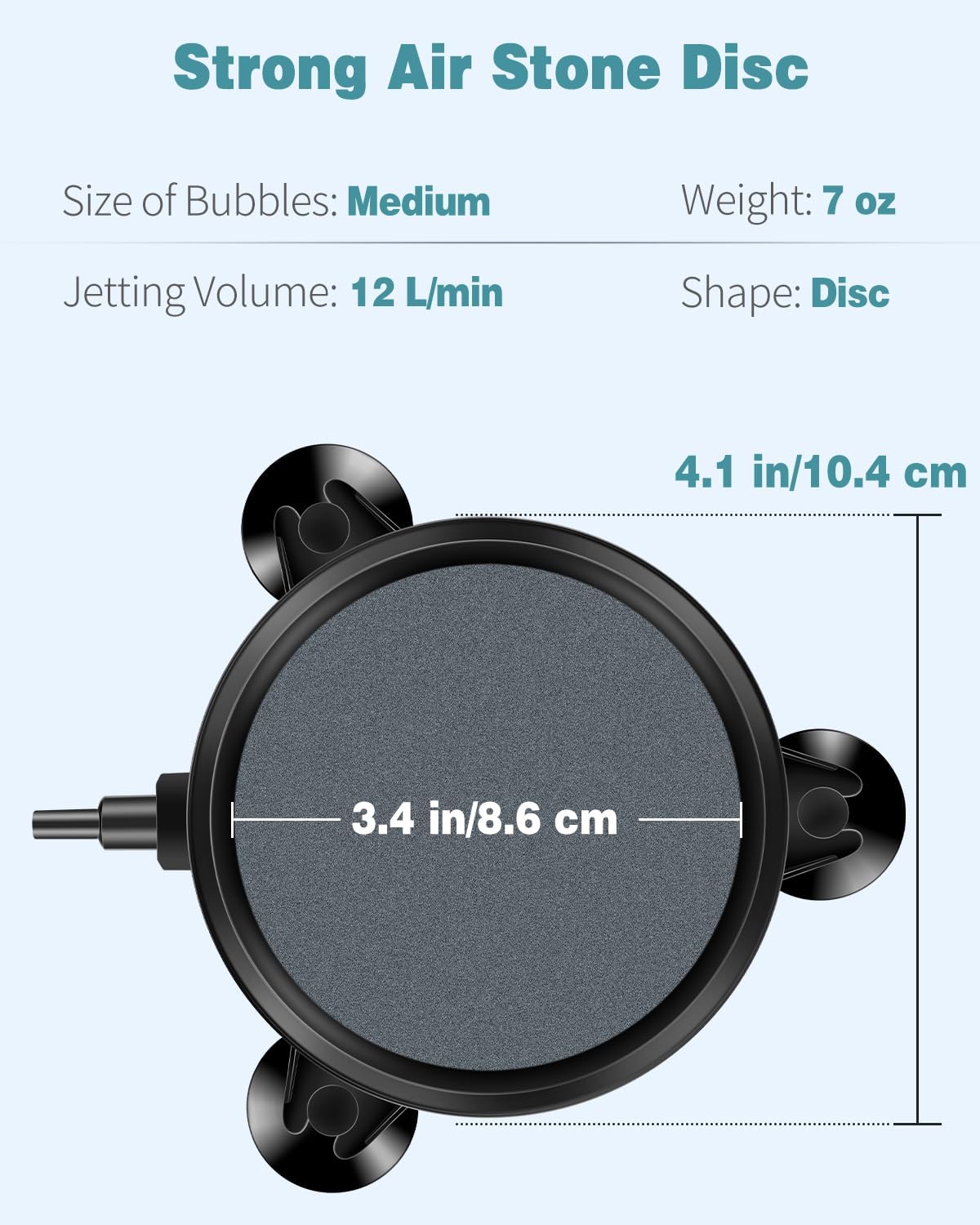 Pawfly Aquarium 4 Inch Air Stone - 4 inch - image 3