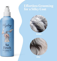 FlyDog Detangler Combo for Dogs & Cats - Detangler Spray + Premium Pet Grooming Rake - image 2