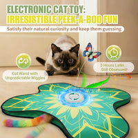 Interactive Cat Toys For Indoor Cats - Green - image 2