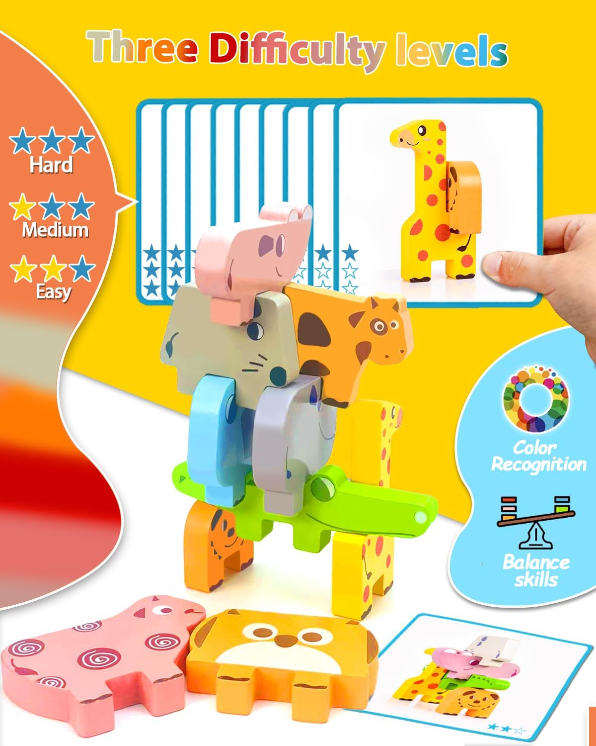 Vaiheng Stacking Toys for Toddlers 1-3 - image 3