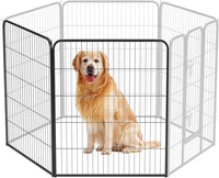 BestPet | Dog Playpen Extender | 40 Inch, 2 Panels | Heavy Duty Metal Pet Exercise Pen | Indoor Outdoor Fence Panels | Rust-Resistant, Removable, Tool-Free Setup | Anti-Skid, Expandable Design