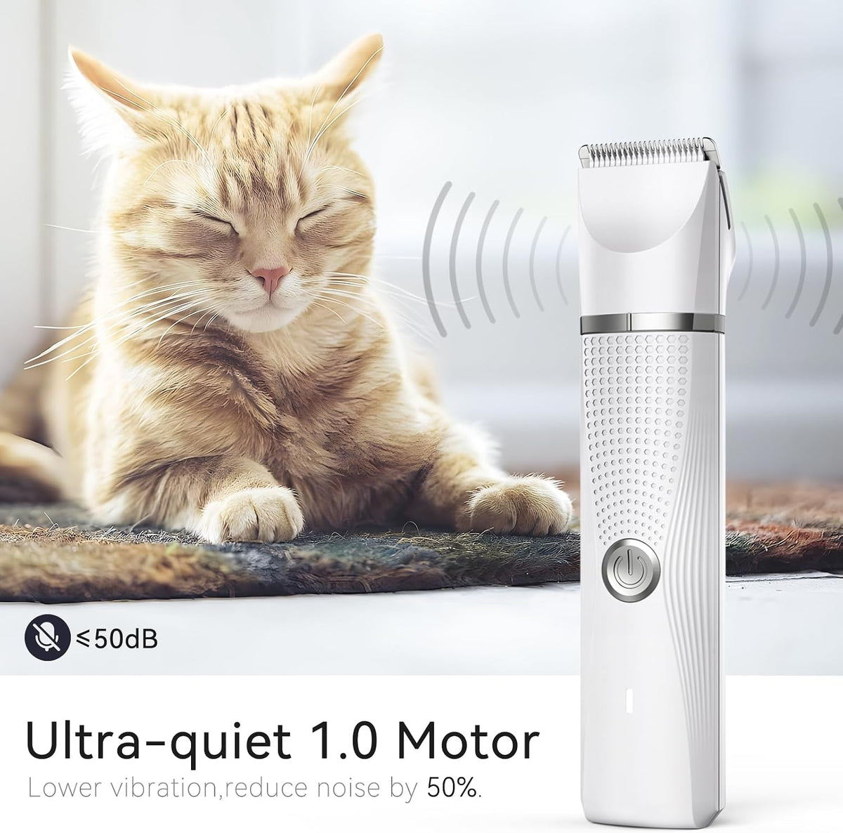 Cat Grooming Clippers Kit with Paw Trimmer - image 3