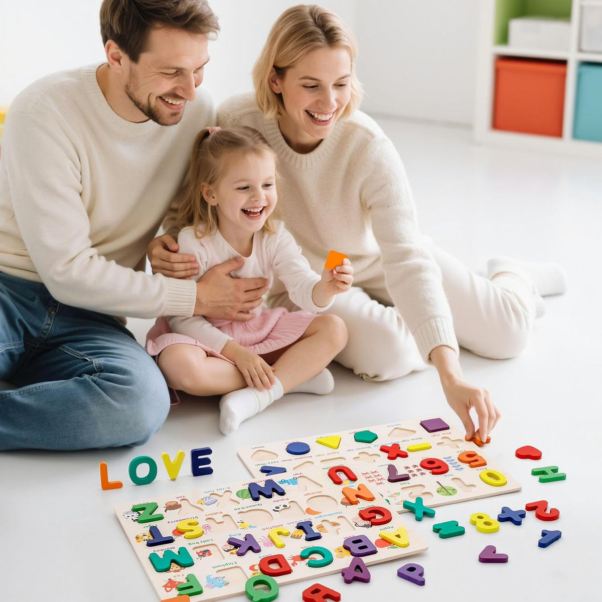 Attmu Wooden Puzzles for Toddlers - Multi / 2 Pack - image 2