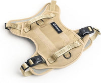 2025 New Edition, Fei & Eve MagEase Dog Harness - 3-Second Magnetic Buckles | 3-Point No-Pull Control | Heavy-Duty 900D Nylon | Dual Safety Handles | Breathable Mesh | Adjustable Fit,X-Large,Champagne