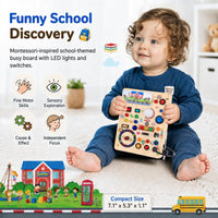 Busy Board with LED Light Switches - School Busy Board - image 4