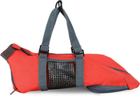 Cinf Cat Restraint Grooming Bag - M (8-12lbs) / Red - image 4