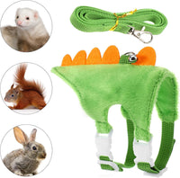 Ferret Harness and Leash Set Small Animals Vest Harness with Safe - Green - image 4