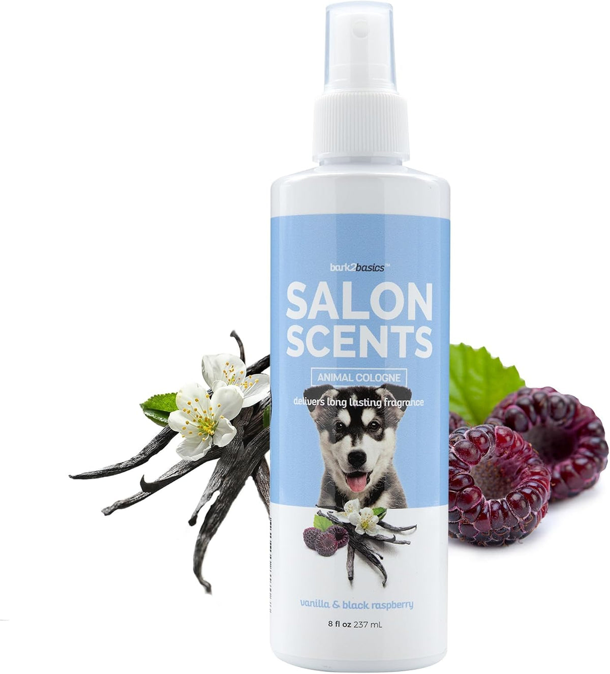 Salon Scents Dog Cologne Spray and Perfume - Vanilla and Black Raspberry